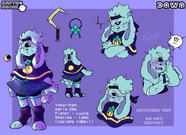 EARTHSHINE - Dawa Character Sheet