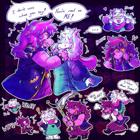 Purple Girl and Toothpaste Boy