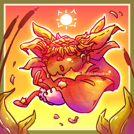 soaring in the breeze